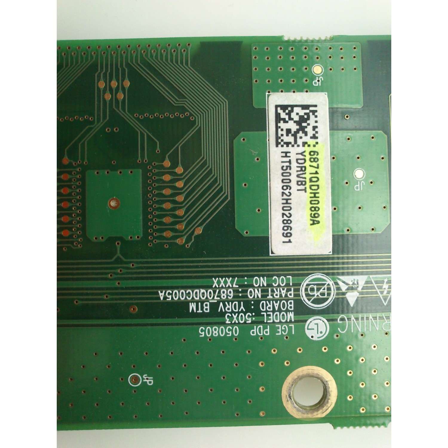 Y DRVBT BUFFER  LG 6871QDH089A / 6870QDC005A / 6870QDC105A / MODELO 50PC3D-UC - Imagen 2